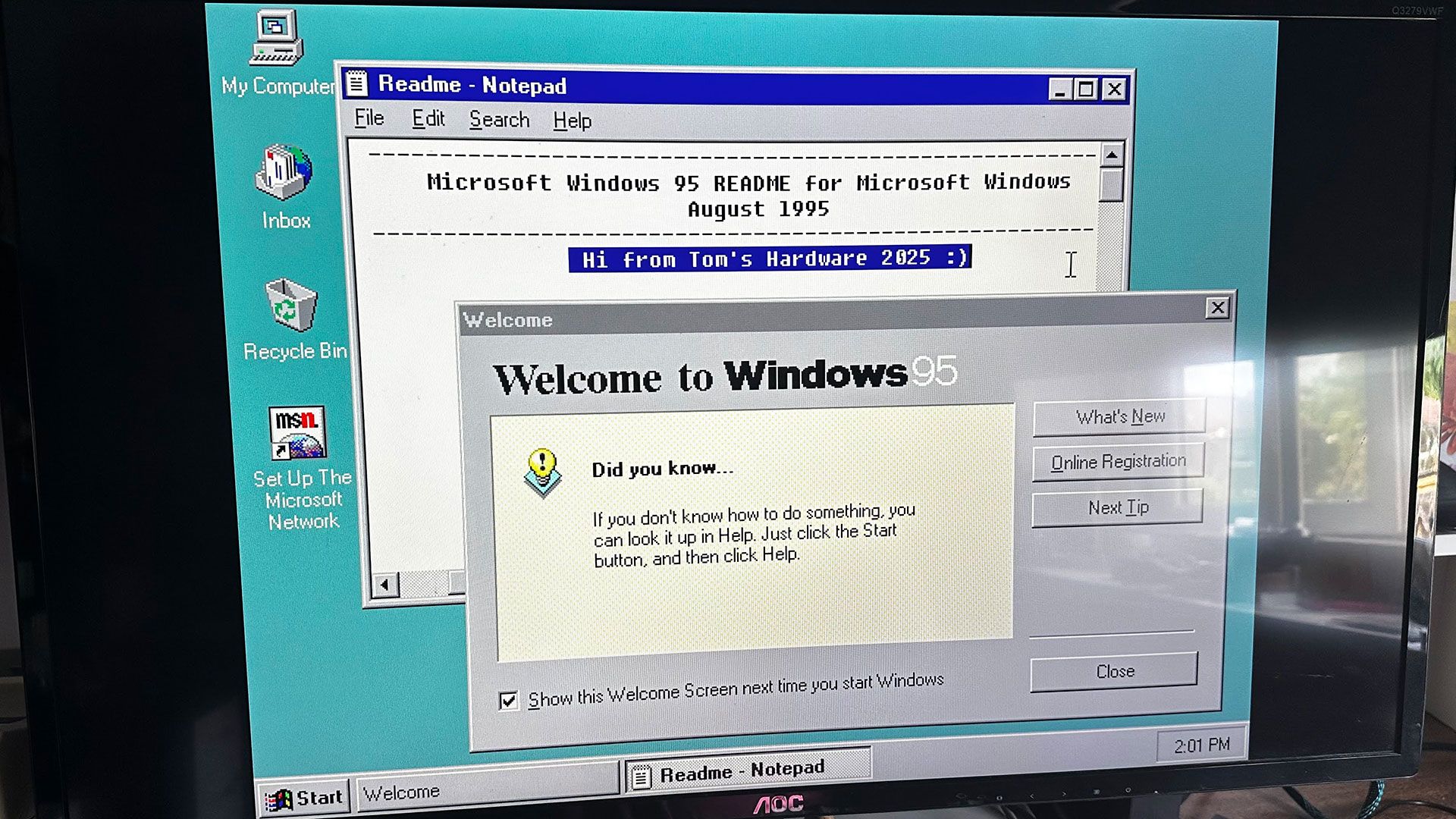 You can now run Linux on your ancient Windows 95 desktop with a new tool — very old Windows PCs, back to Intel 486, can cooperatively run very modern Linux kern