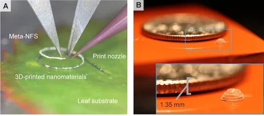 Researchers find a way to heat 3D printer filament using microwaves, enabling fusing circuits inside printed objects — tech supports precise heating down to the