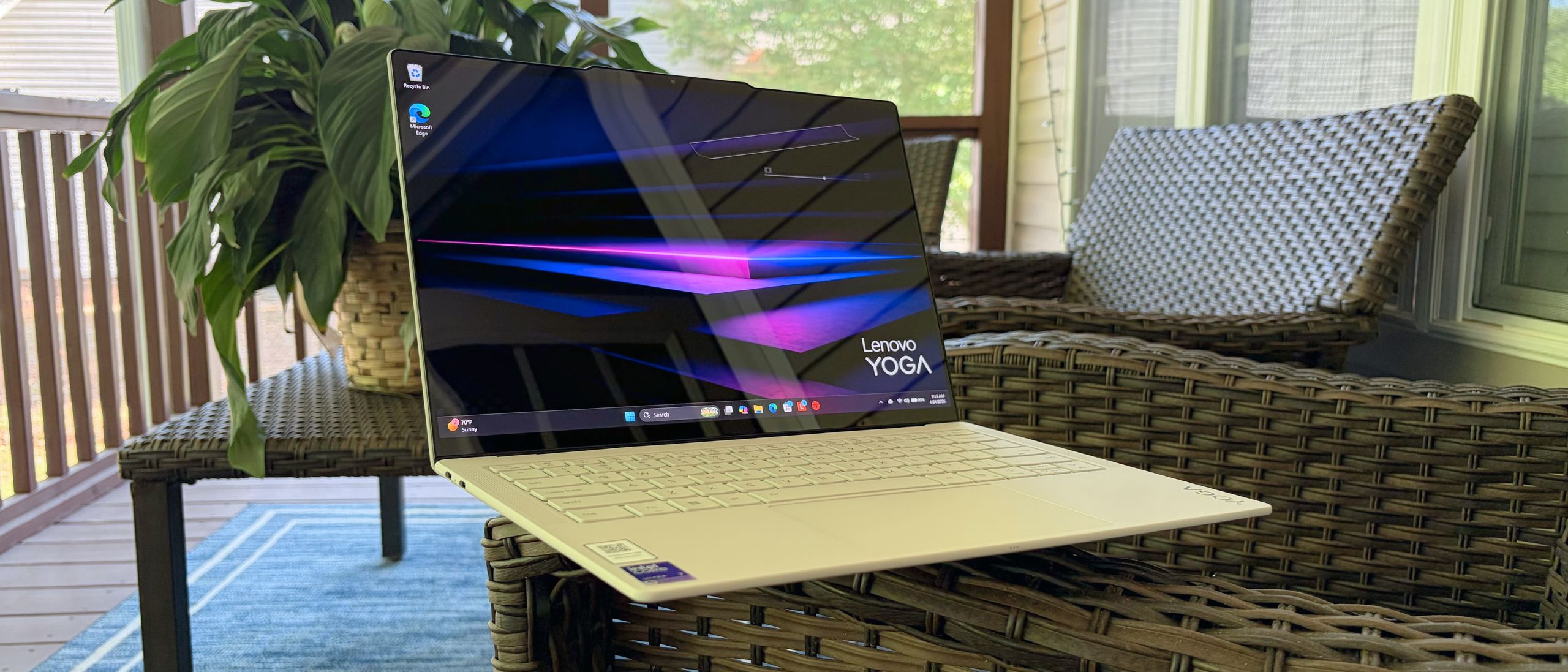 Lenovo Yoga Slim 7i Aura Edition (2026) Review: Vibrant display, lightweight design, and an endurance champ