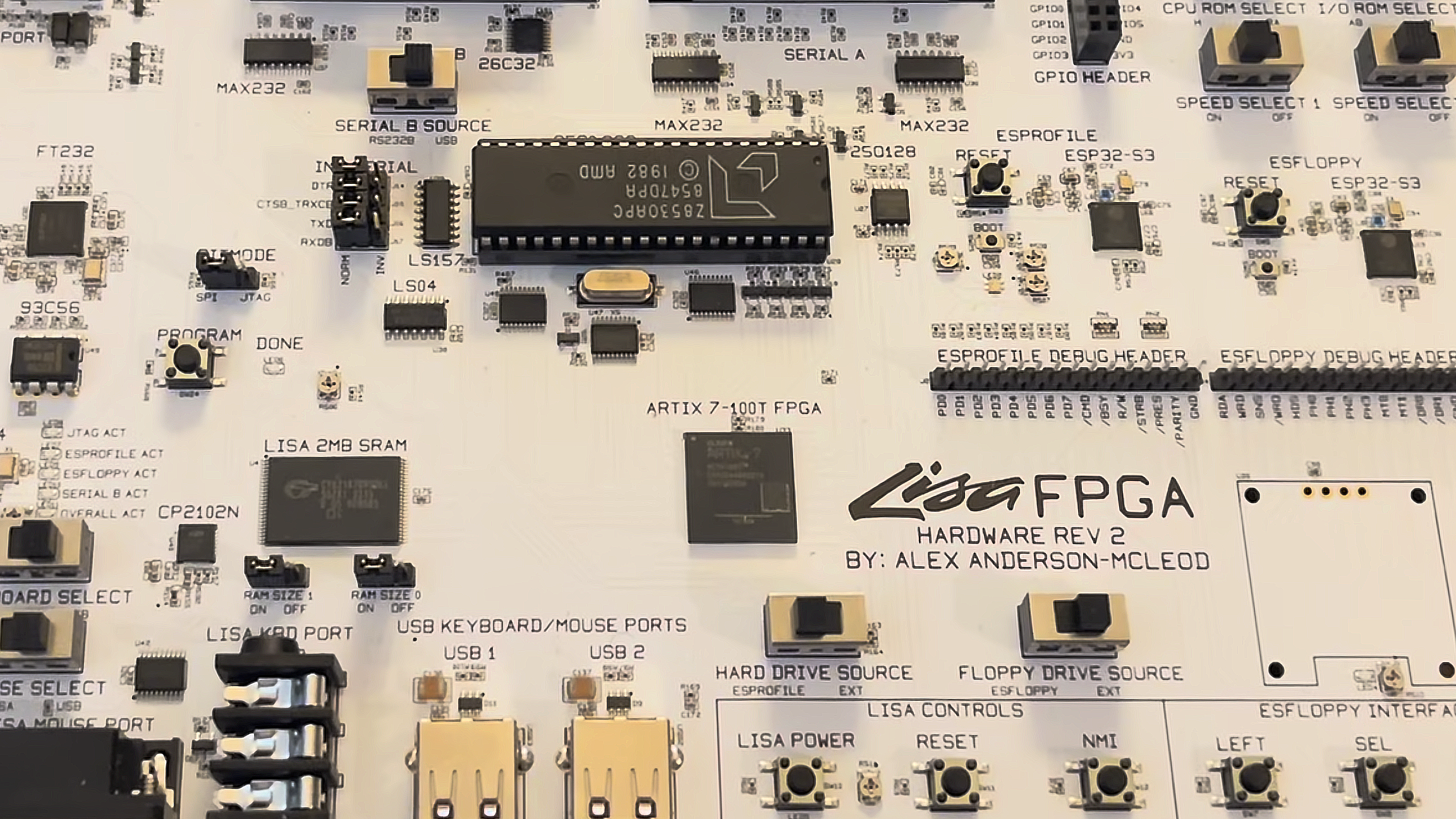 Enthusiast recreates 43-year-old Apple Lisa with FPGA board — first commercial computer with a GUI faithfully cloned with modernized machine