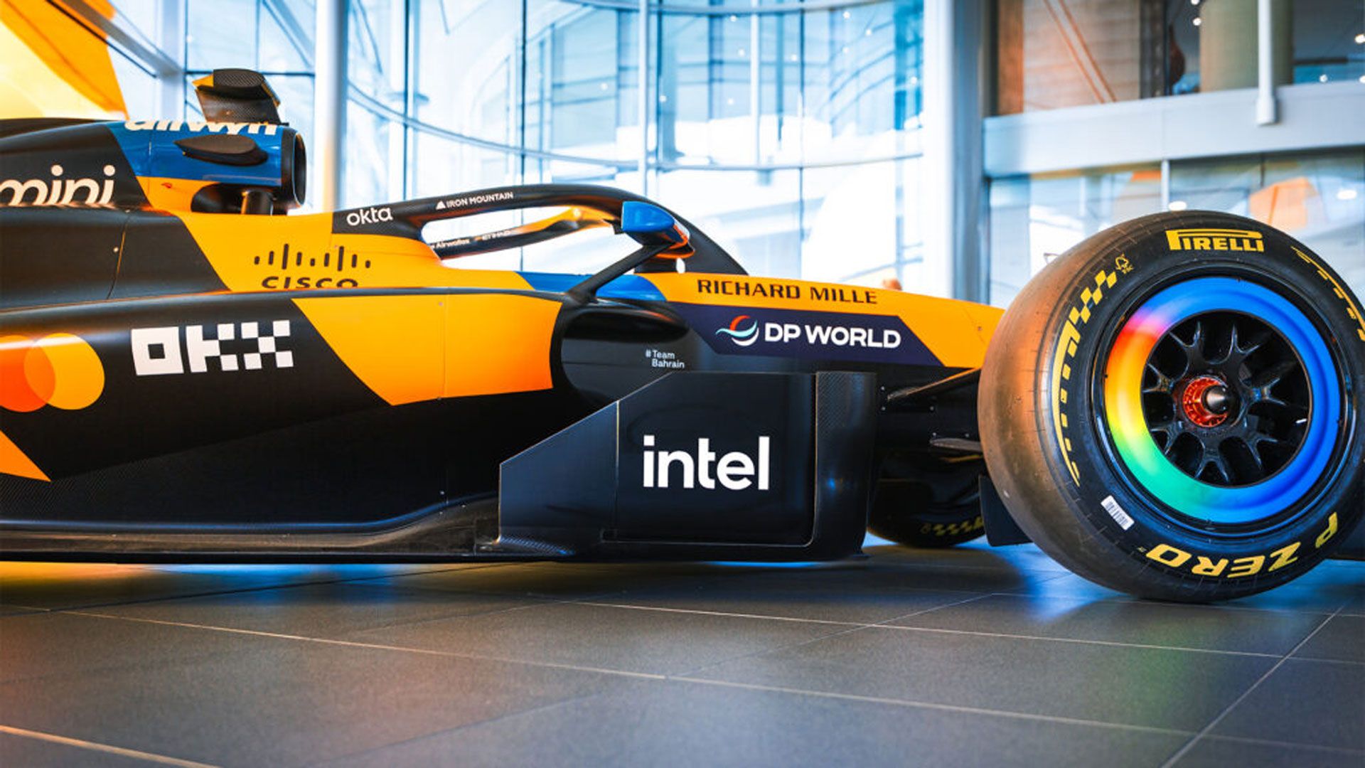 Intel announces McLaren F1 partnership, will battle AMD-powered Mercedes — deal includes chips for aerodynamic analysis, vehicle-dynamics simulation, race strat
