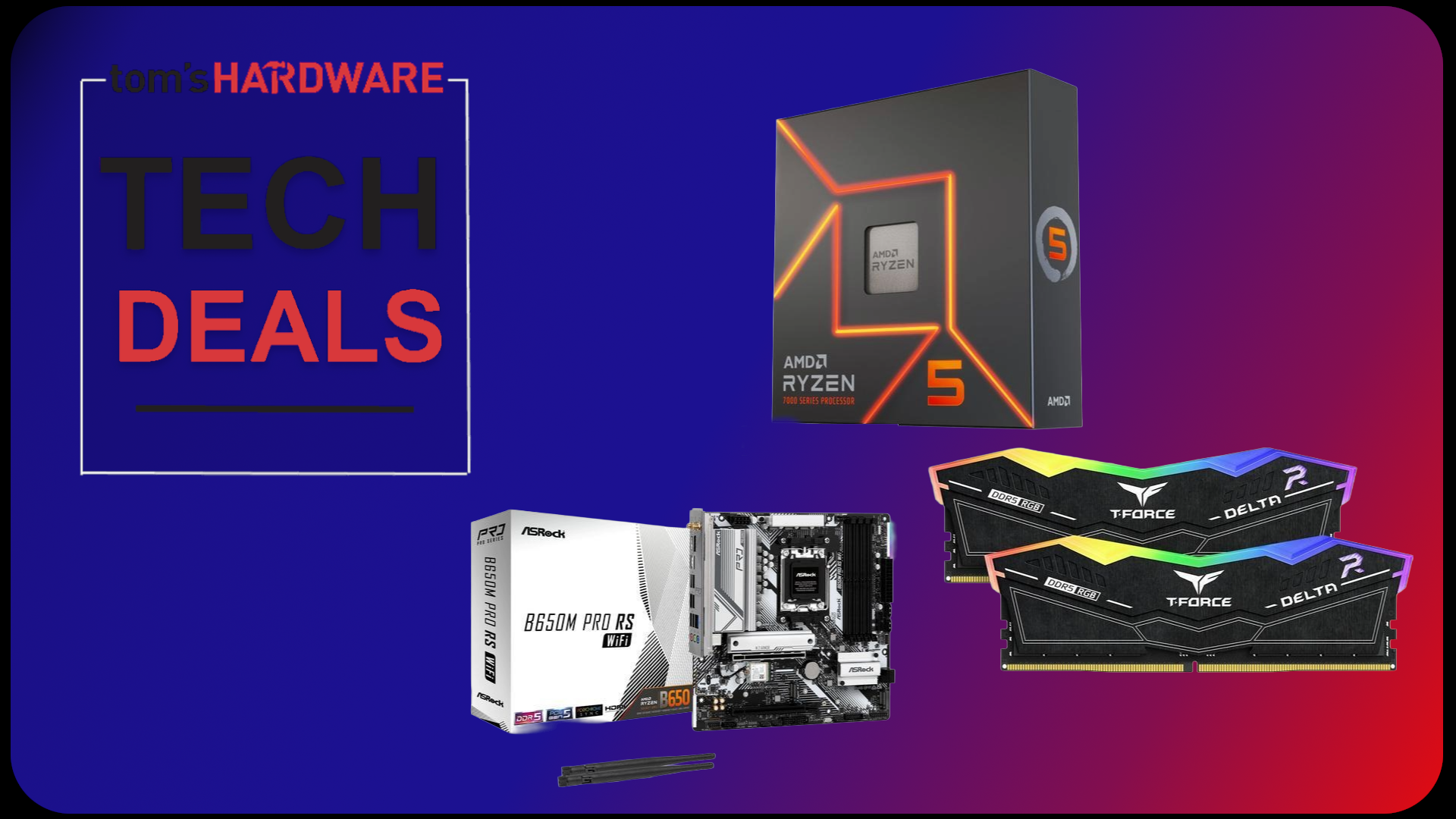 Get a DDR5 starter build with a Ryzen 5 7600X and ASRock B650M Pro motherboard for 23% off — $430 bundle helps avoid inflated RAM prices