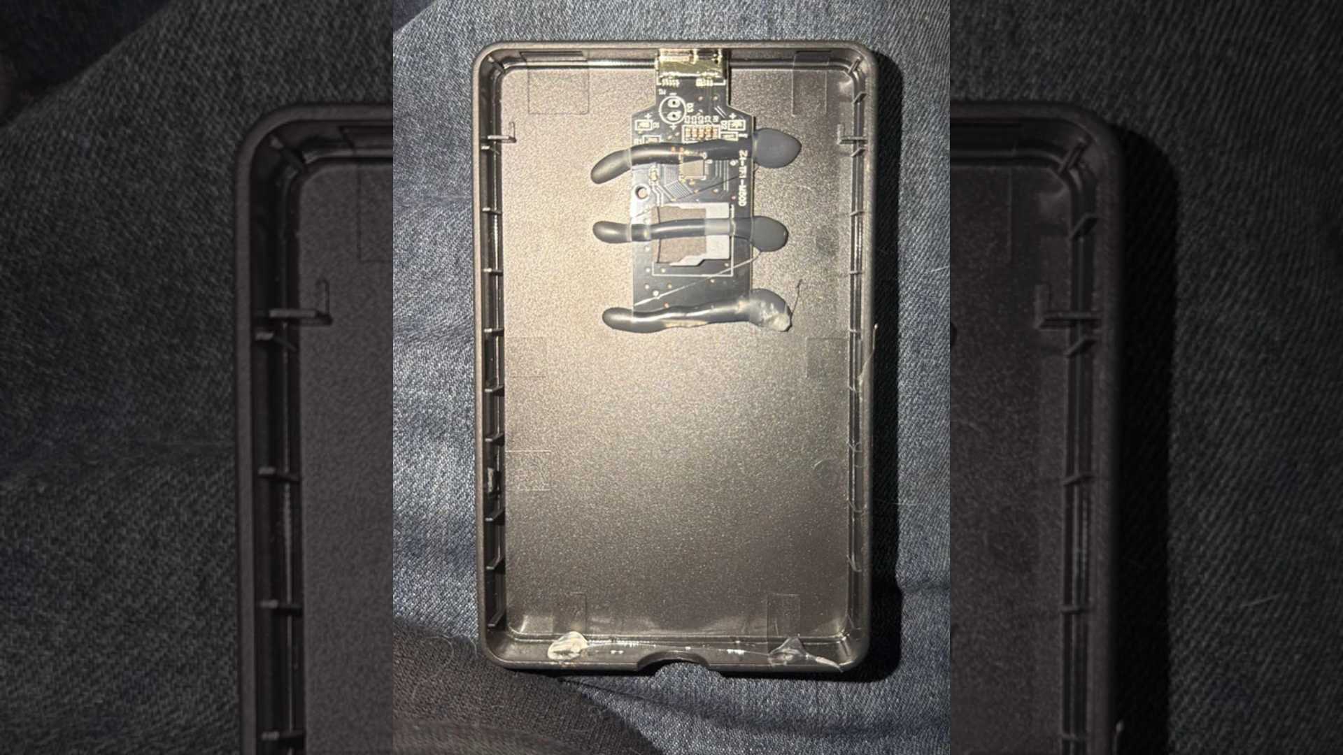 Redditor gambles $20 on a 4TB Temu external HDD — receives a microSD card reader hot-glued inside a plastic box