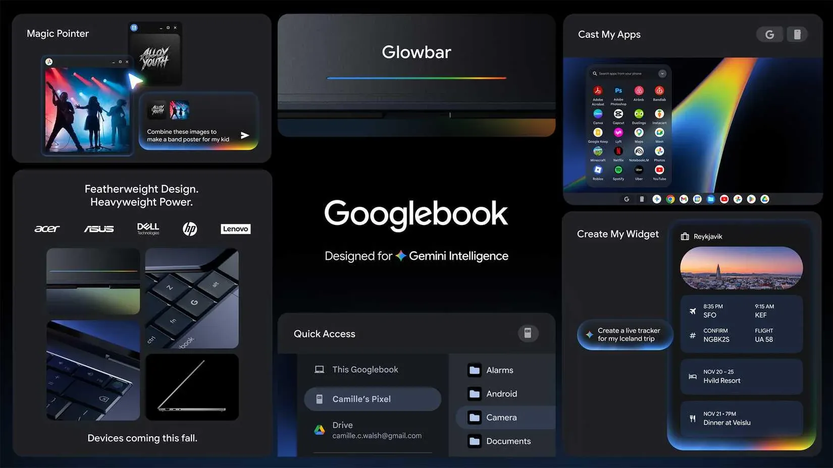 Google's new laptop platform, 'Googlebook,' leaks ahead of reveal event — new laptops powered by Android and Google Gemini, meant to succeed Chromebook