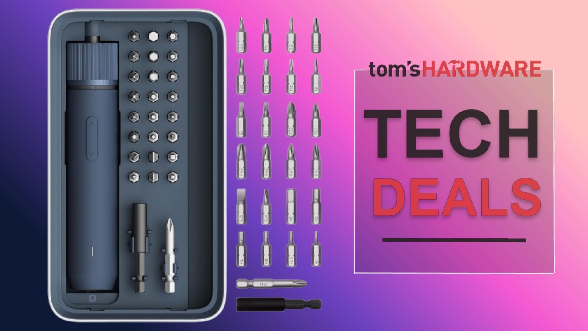 Unlock a 50% saving on Hoto's 25-bit electric screwdriver set for PC building and DIY — $29 Amazon deal is on a timer, so act fast