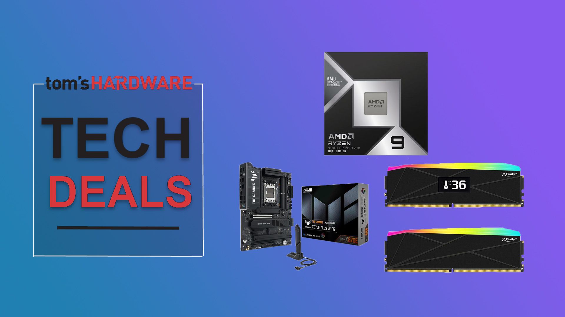 Save $370 on this AMD Ryzen 9 9950X3D2 Dual Edition with an X870E motherboard and 32GB of RAM — big savings for your next high-end build