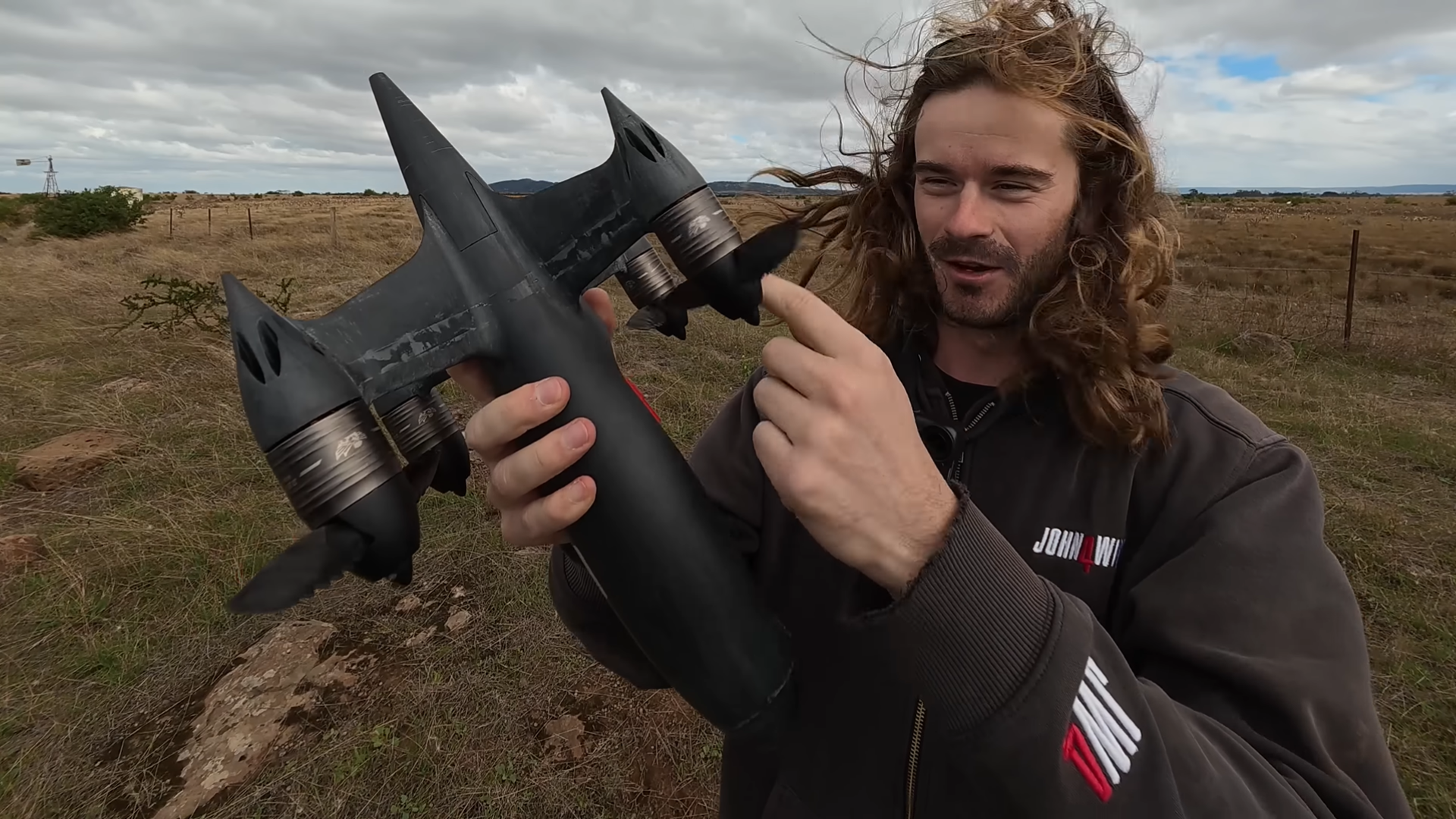 Drone breaks world speed record with 453 mph in test run — exotic sawtooth carbon fiber propeller blades one of the key advances in the Blackbird design Drone breaks world speed record with 453 mph in test run — exotic sawtooth carbon fiber propeller blades one of the key advances in the Blackbird design