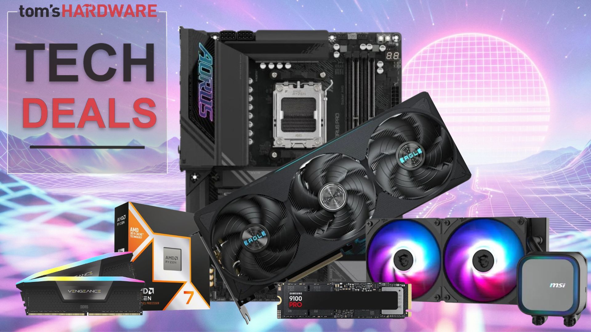 Build the perfect RTX 5070 Ti gaming PC for $2074 — Save $769 on 32GB of Corsair RAM, 9850X3D, 2TB Samsung 9100 Pro SSD, and more