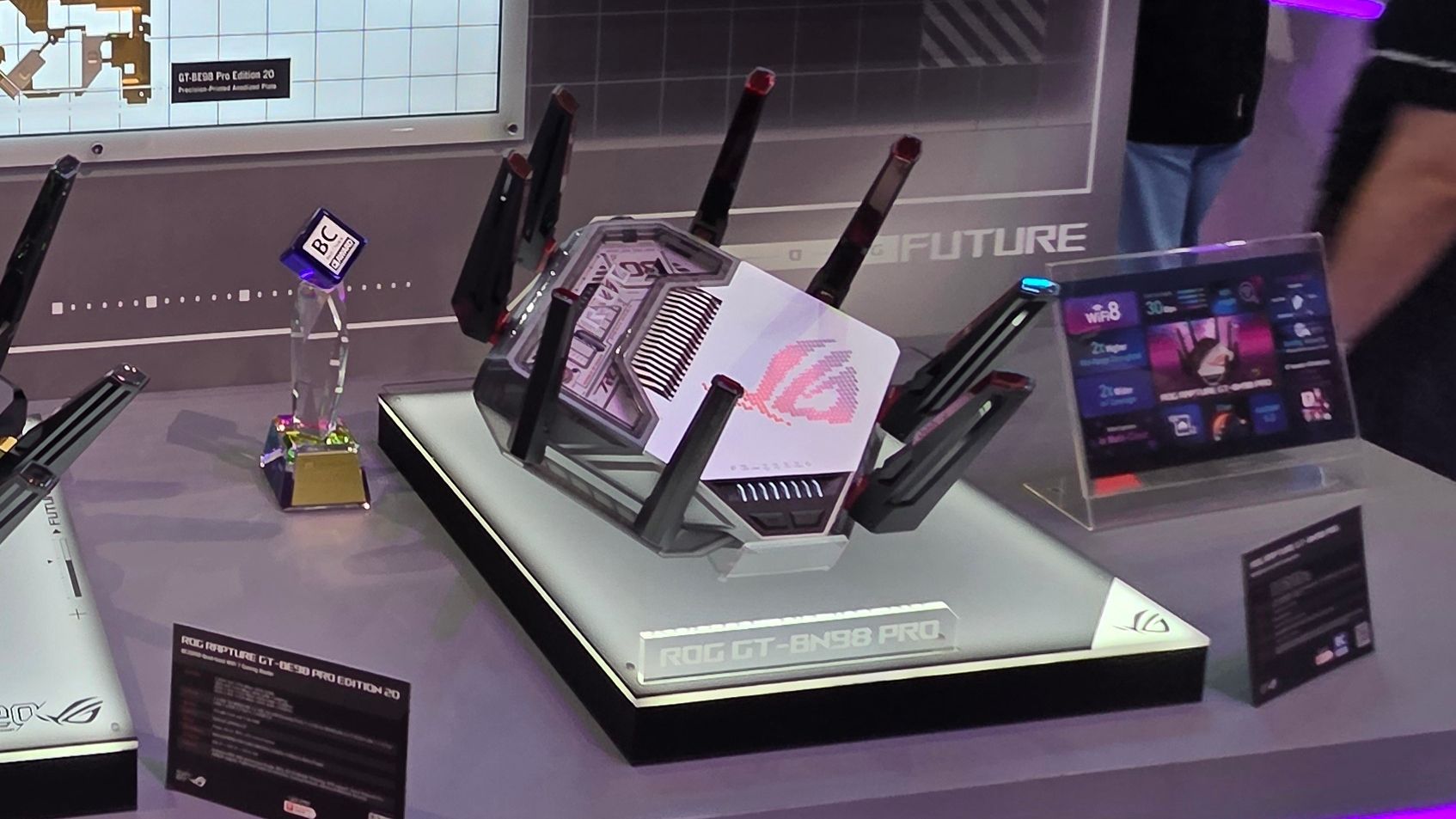 Asus unveils its first Wi-Fi 8 router — ROG Rapture GT-BN98 Pro offers up to 2x real-world throughput uplift over Wi-Fi 7