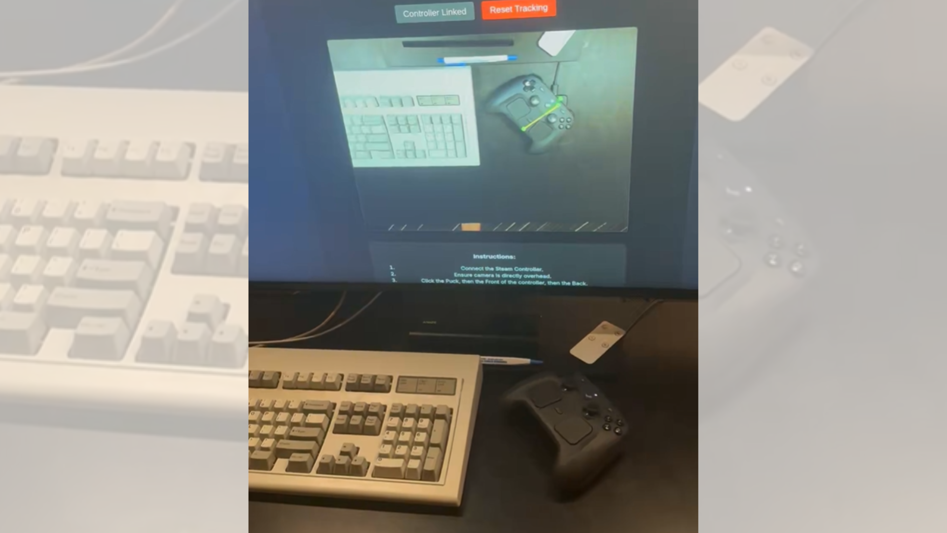 Modded Steam Controller can automatically charge itself like a robot vacuum — enthusiast creates GitHub program that uses the vibration motor to walk it back to
