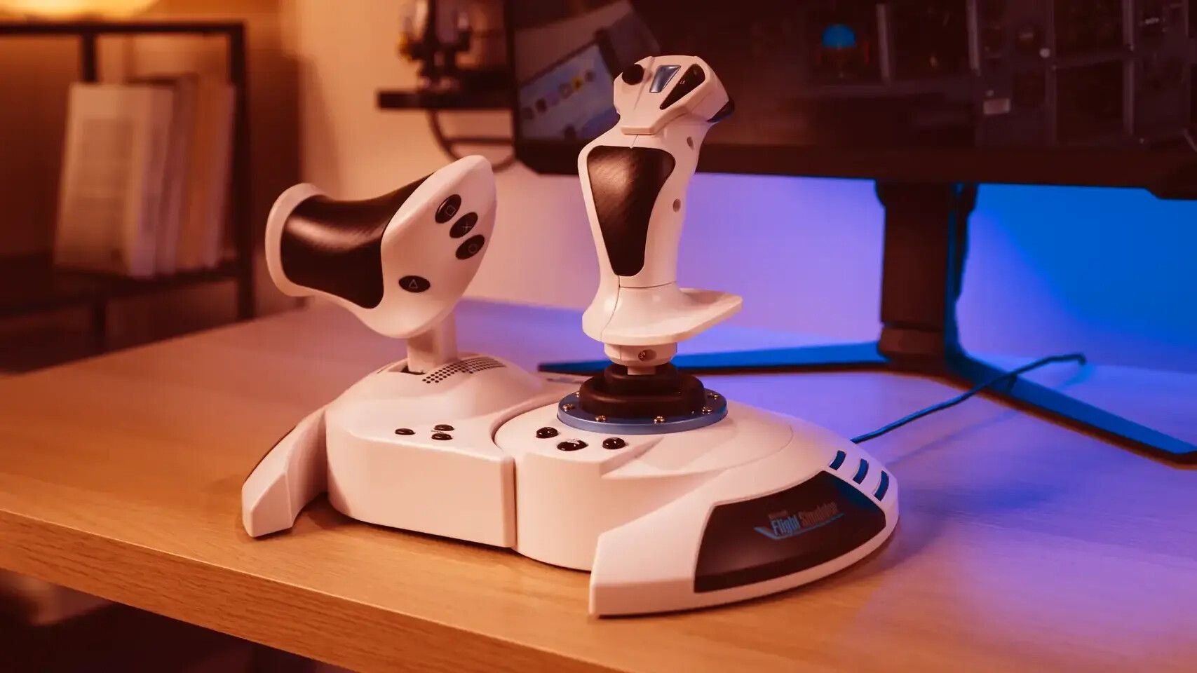 Thrustmaster's new specialized T.Flight Hotas 5 Microsoft Flight Simulator Edition provides a plug-and-play flight sim setup for just $109 — featuring 5-axis co Thrustmaster's new specialized T.Flight Hotas 5 Microsoft Flight Simulator Edition provides a plug-and-play flight sim setup for just $109 — featuring 5-axis co