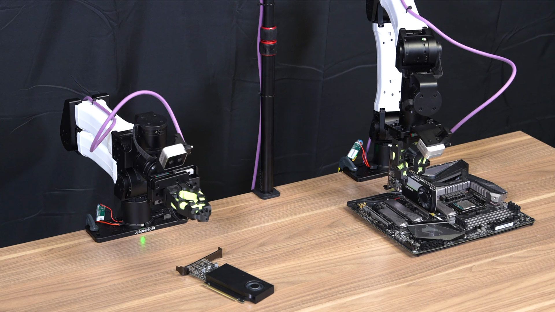 Nvidia reveals AI robots that taught themselves to install GPUs into motherboards — video shows robot ‘solve high-precision tasks like… installing GPUs all by i