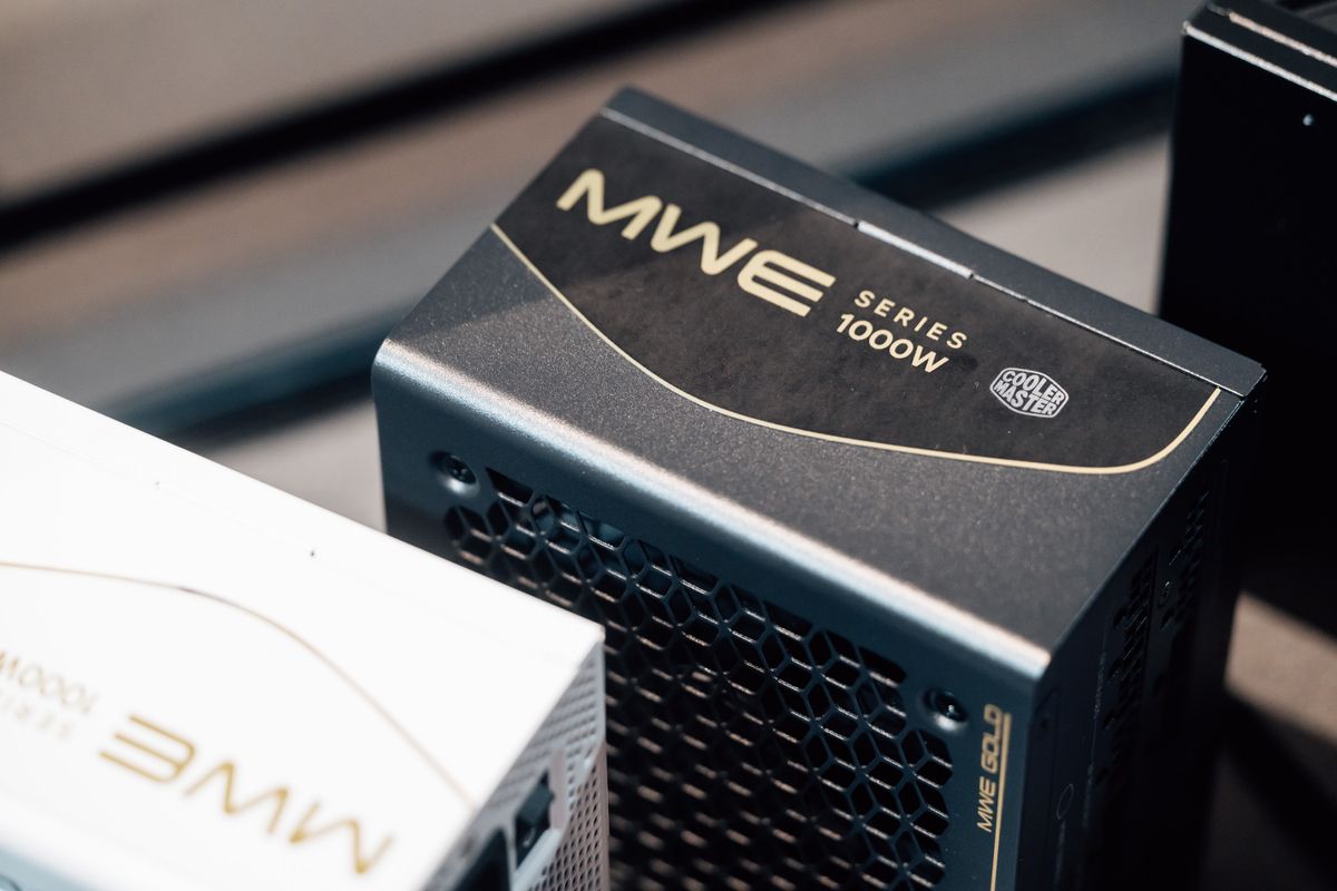 Cooler Master shows off new MWE Gold V4 Power supplies and GPU Shield adapter — per-pin monitoring can dynamically scale down power to stop cables melting
