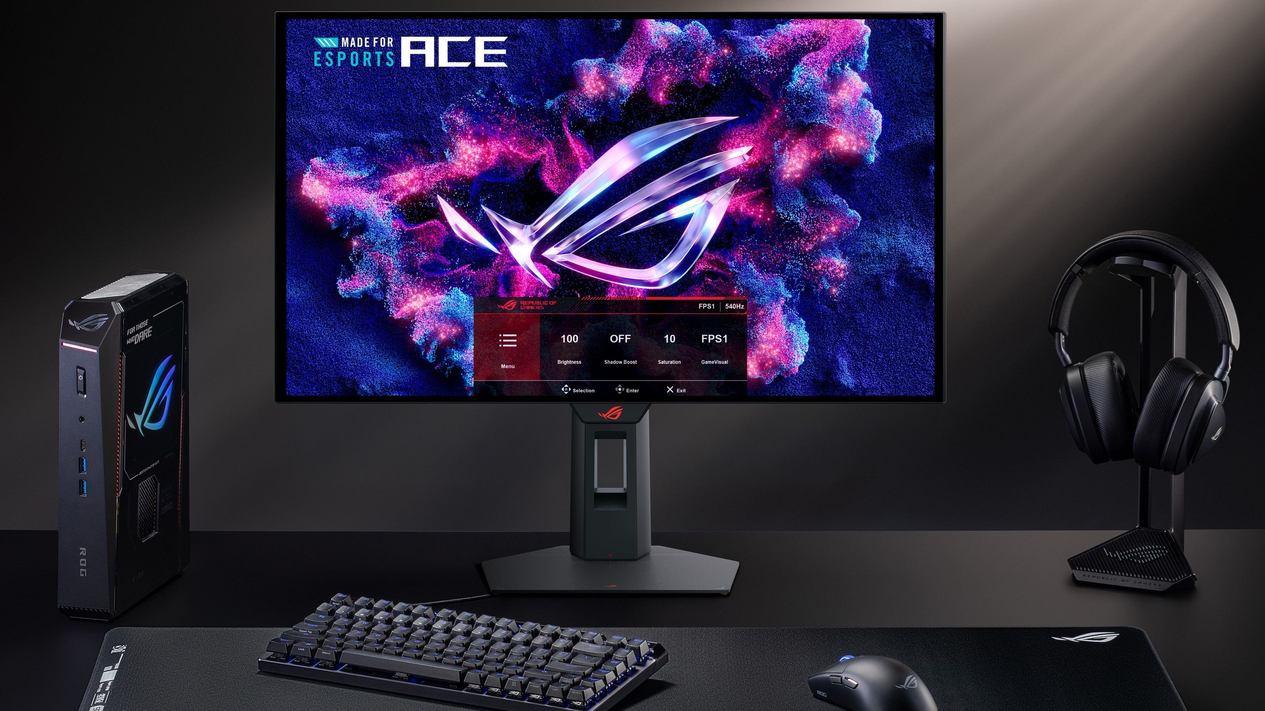 Asus' world-first OLED esports monitor can hit 540Hz at 1080p — ROG Strix OLED model among four fresh offerings Asus' world-first OLED esports monitor can hit 540Hz at 1080p — ROG Strix OLED model among four fresh offerings