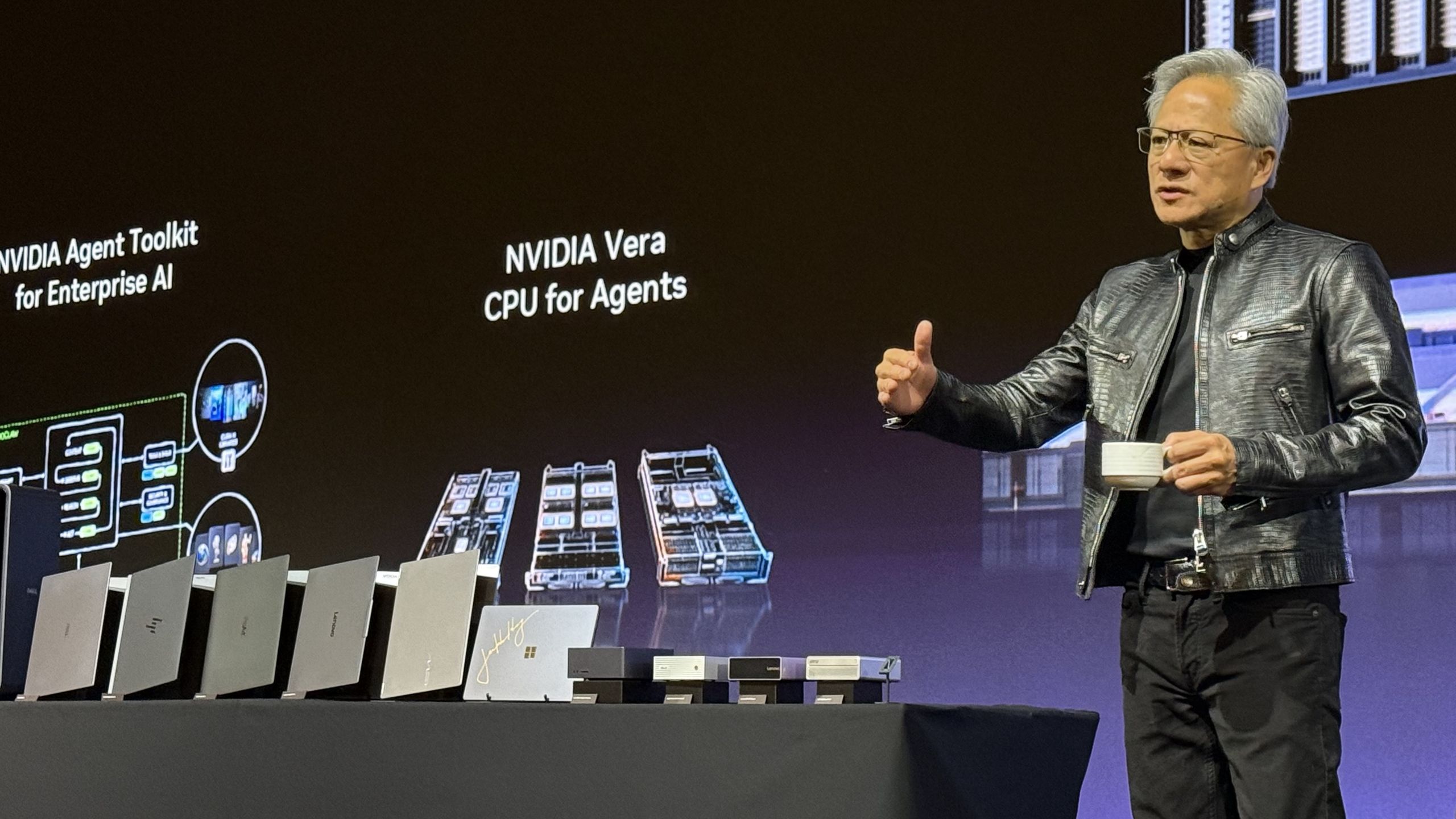 Jensen Huang says Nvidia wants to 'reinvent the single most important tool of humanity' with RTX Spark — Nvidia CEO touts support of 'literally every computer m