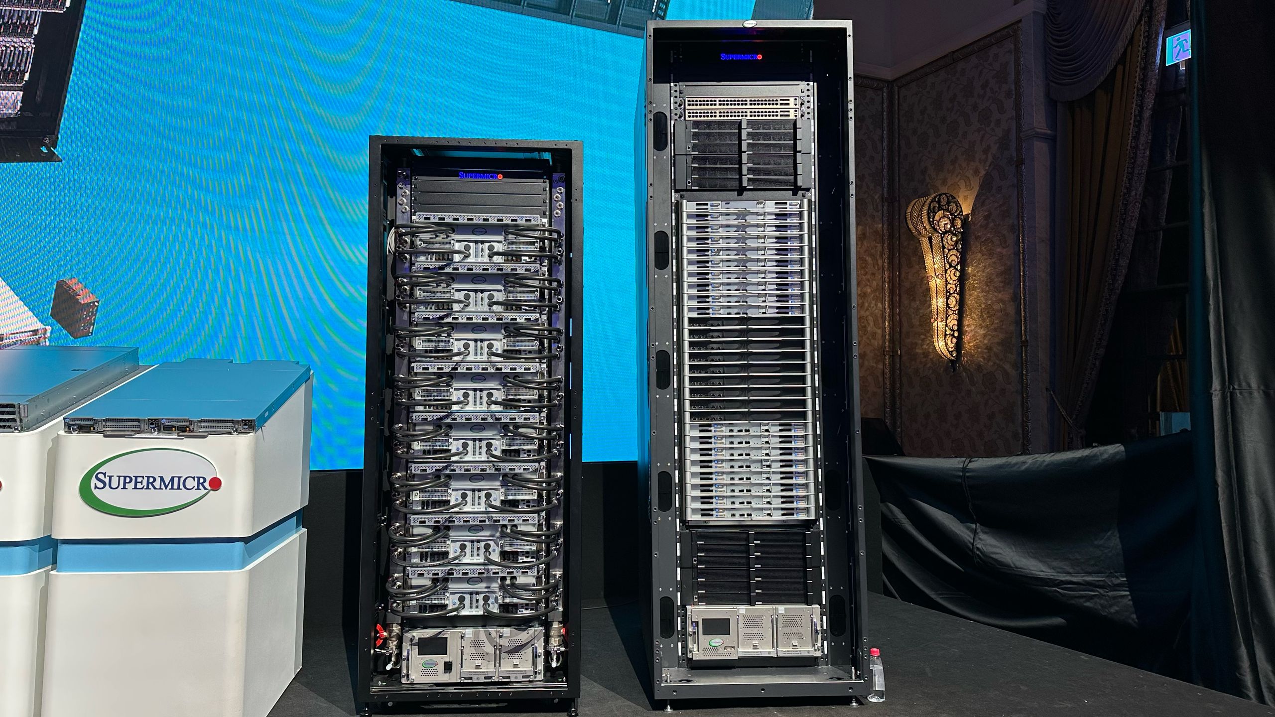Supermicro shows off Vera Rubin NVL72 rack with all-new type of coolant — company claims coolant offers 1,000 times higher electrical impedance over standard co