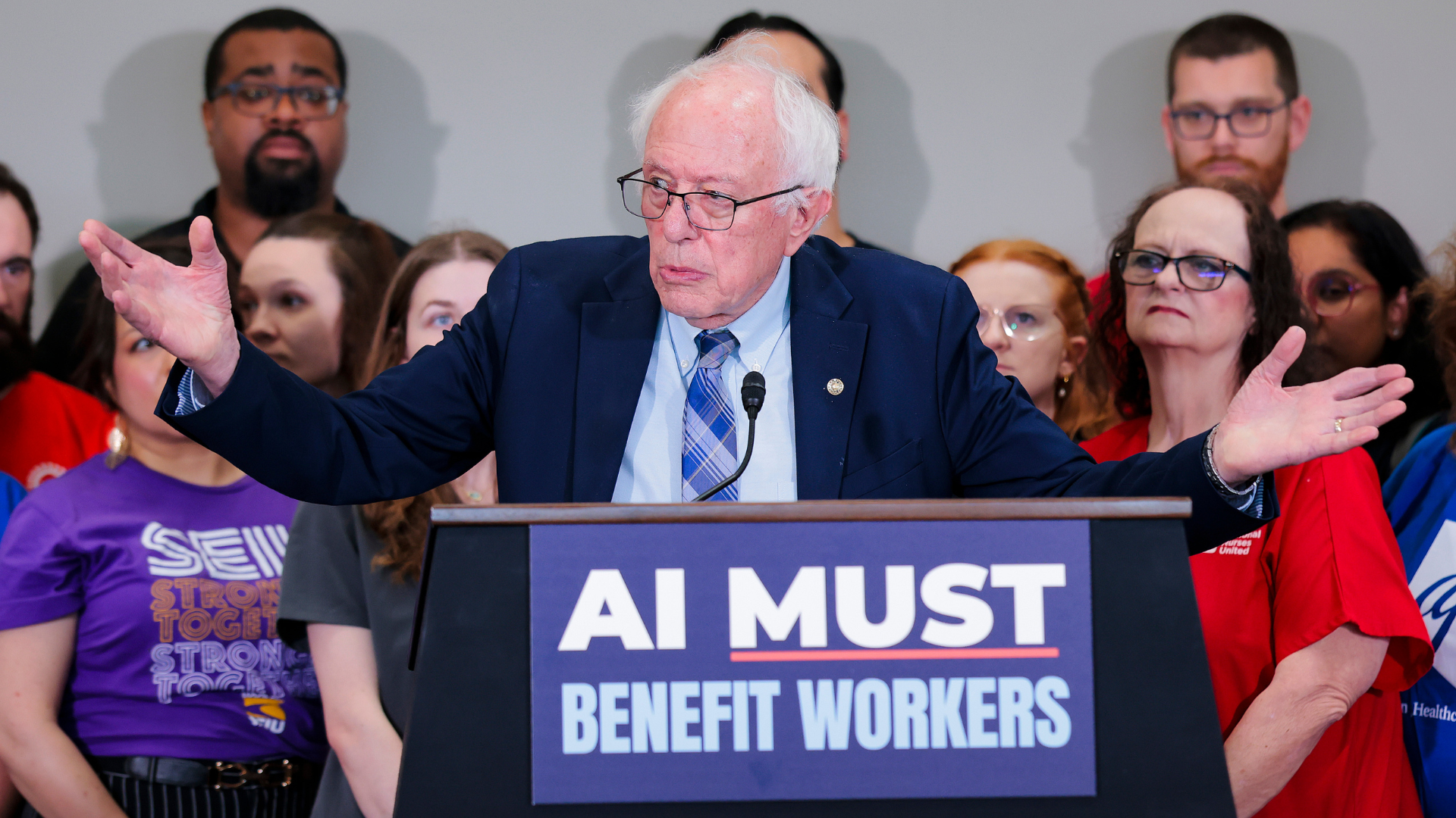 Bernie Sanders files bill proposing 50% public ownership of US AI firms and giving out $1,000 dividends — VP Vance says Trump supports giving the American peopl Bernie Sanders files bill proposing 50% public ownership of US AI firms and giving out $1,000 dividends — VP Vance says Trump supports giving the American peopl