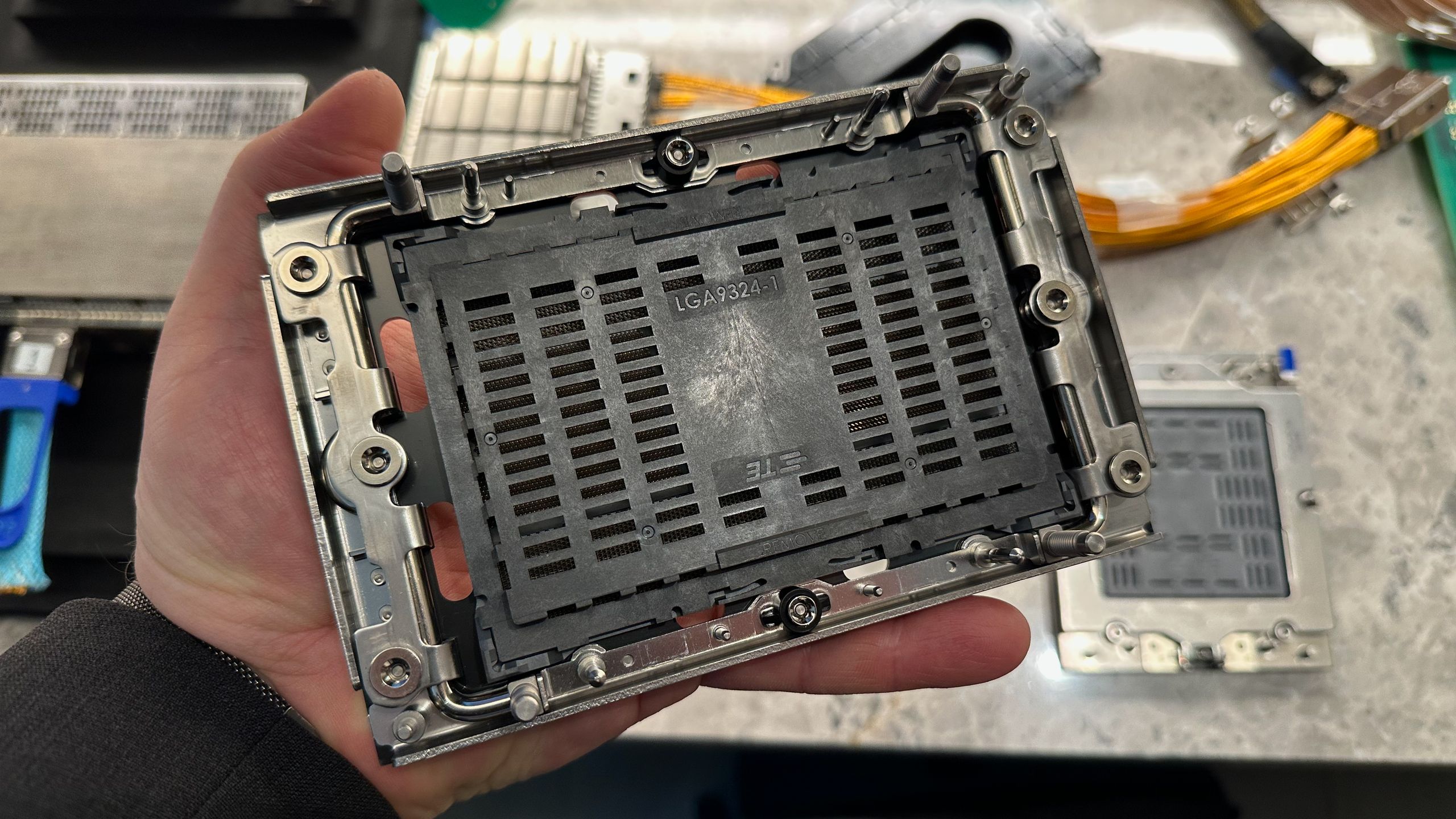 AMD’s massive SP7 socket for EPYC Venice and Intel’s gargantuan 9,324-pin socket for Diamond Rapids appear at Computex — SP7 and LGA9324-1 sockets will power th