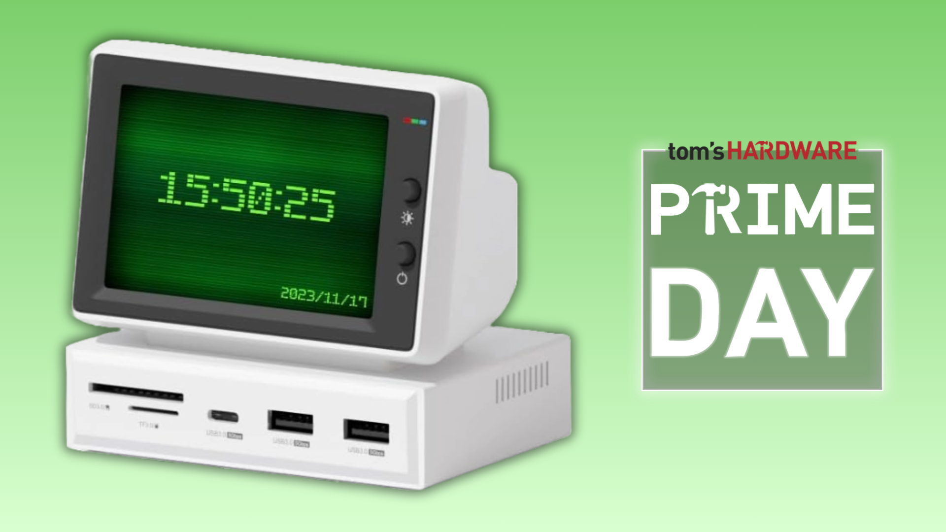 This $79.99 mini LCD screen is the ultimate retro PC gadget and it's on sale at its lowest-ever price — 3.5-inch IPS display includes multiple USB ports and an 