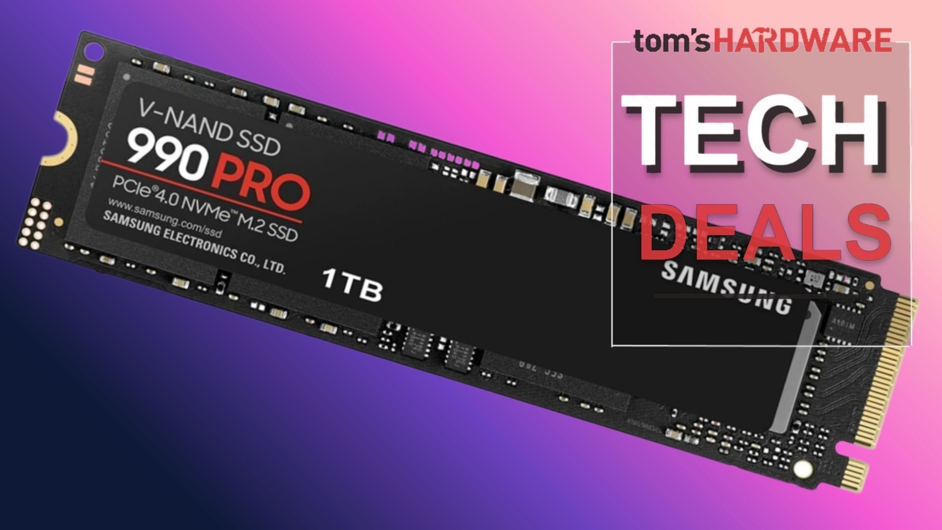 Fight the price rises on SSDs with this 31% saving on Samsung's brilliant 1TB 990 Pro SSD — now $219 at Amazon, lowest price since April Fight the price rises on SSDs with this 31% saving on Samsung's brilliant 1TB 990 Pro SSD — now $219 at Amazon, lowest price since April